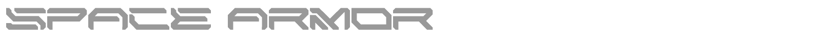 Space Armor font preview